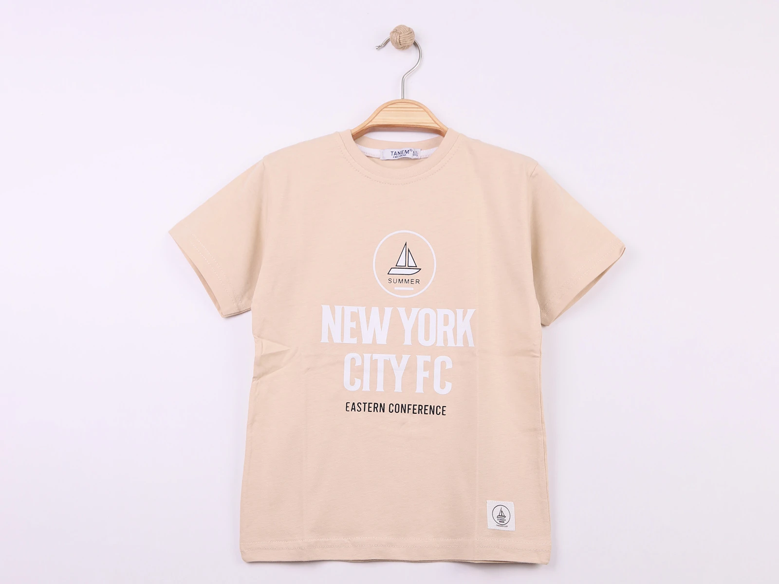 New York Baskılı Erkek Tişört