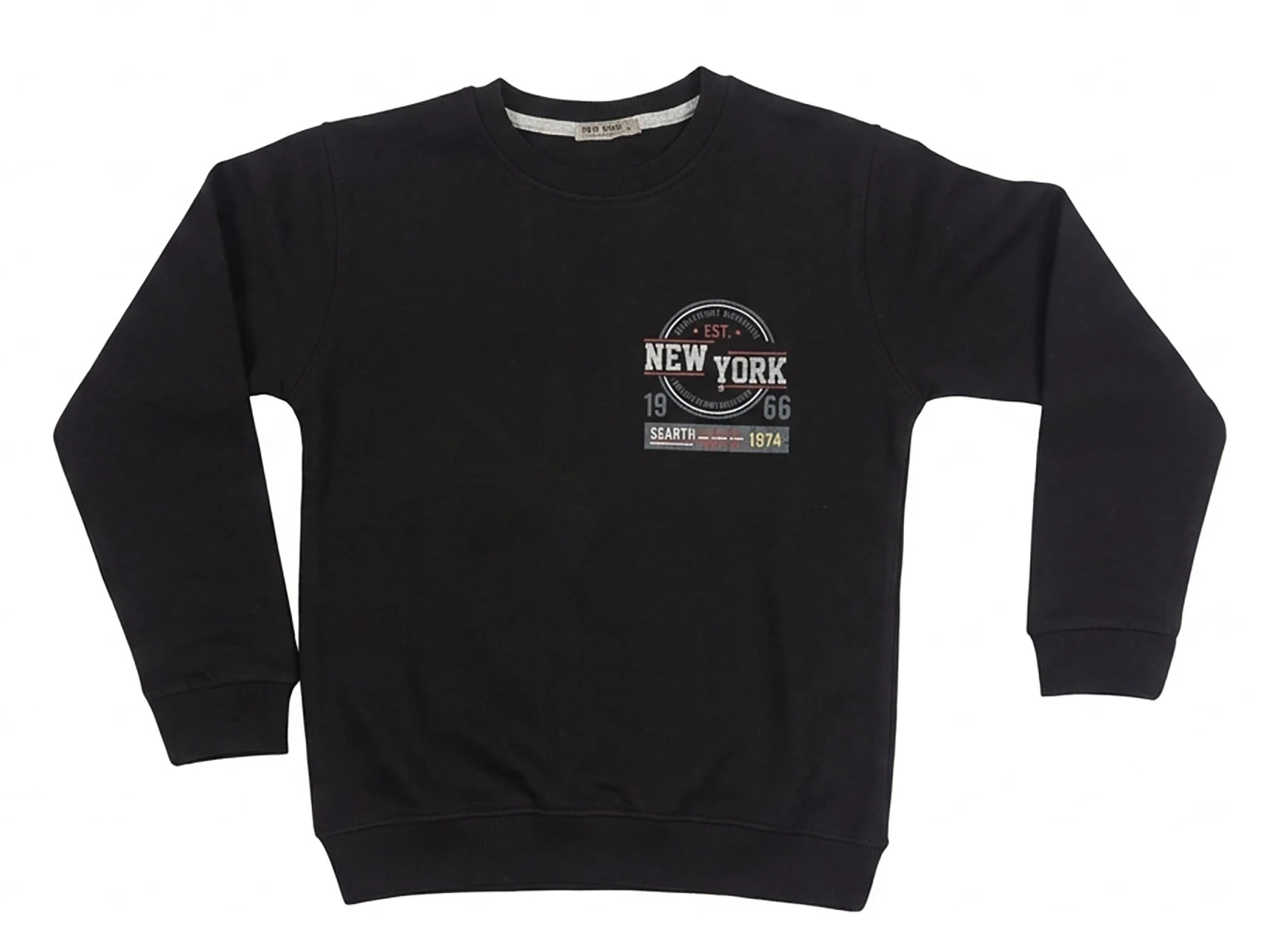 Toptan TANEM KİDS New York Baskılı Şardonlu 3 İp Erkek Sweat Toptan Bebek Çocuk Giyim - Beniz Kids
