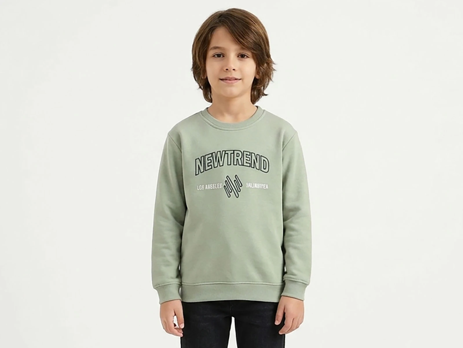 Toptan TANEM KİDS Newyork Baskılı Şardonlu 3 İp Erkek Çocuk Sweat Toptan Bebek Çocuk Giyim - Beniz Kids