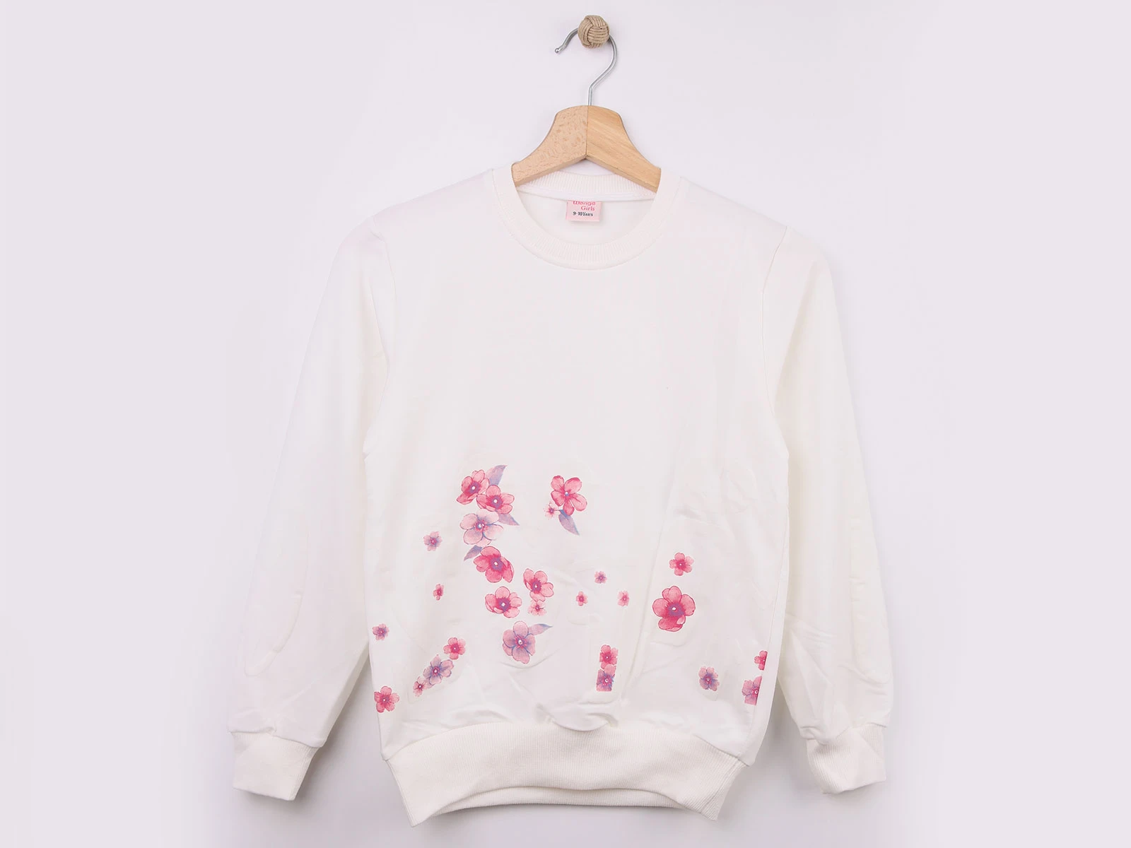 Toptan WENGE KİDS Nytim Baskılı Kız Sweat  Toptan Bebek Çocuk Giyim - Beniz Kids