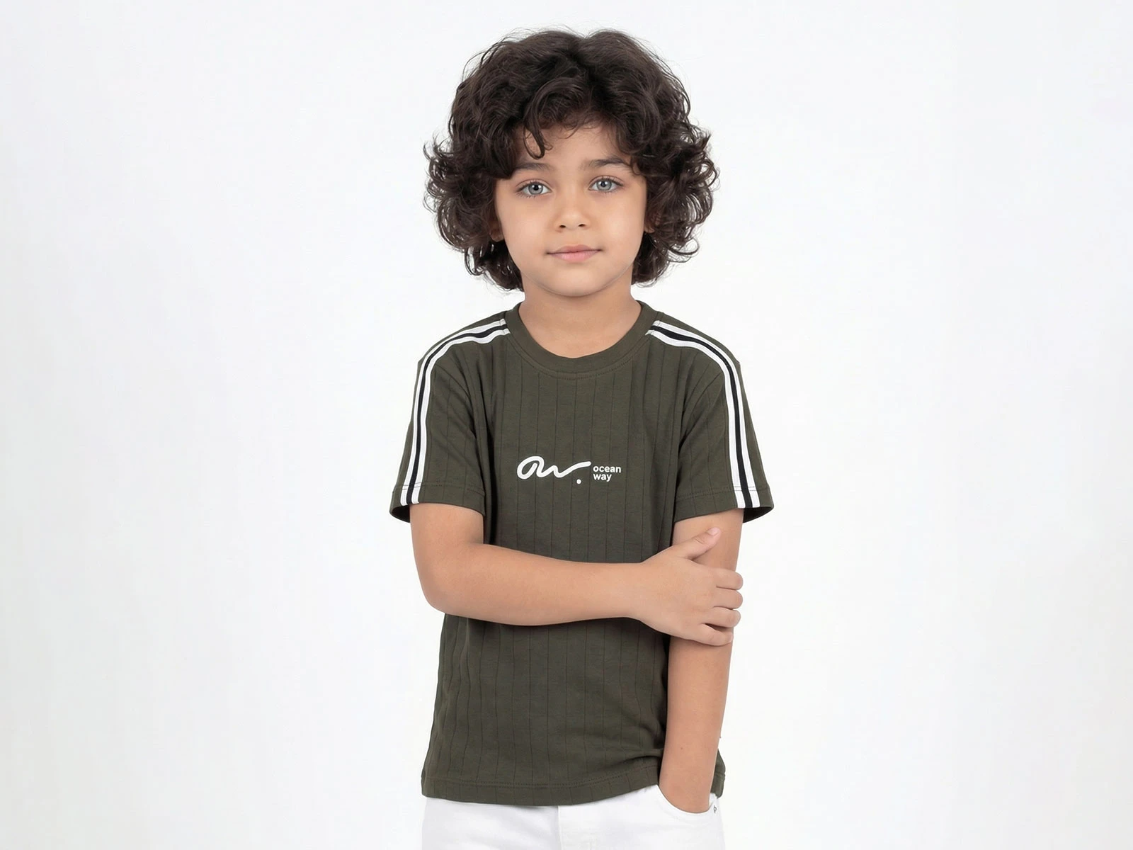 Ocean Baskılı Erkek Tişört