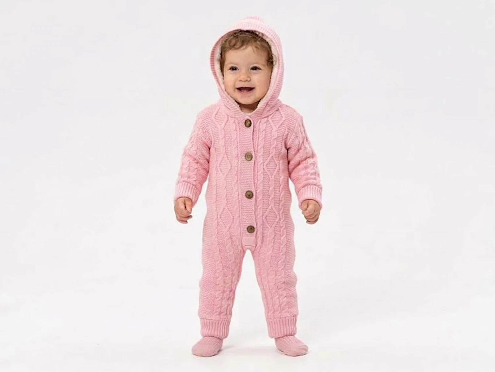 Toptan ÖZ-KA LİFE Örme Bebek Unisex Tulum Toptan Bebek Çocuk Giyim - Beniz Kids
