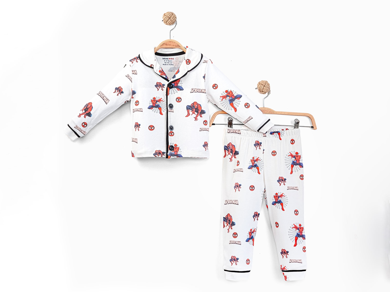 Örümcek Desenli Erkek Pijama Takım
