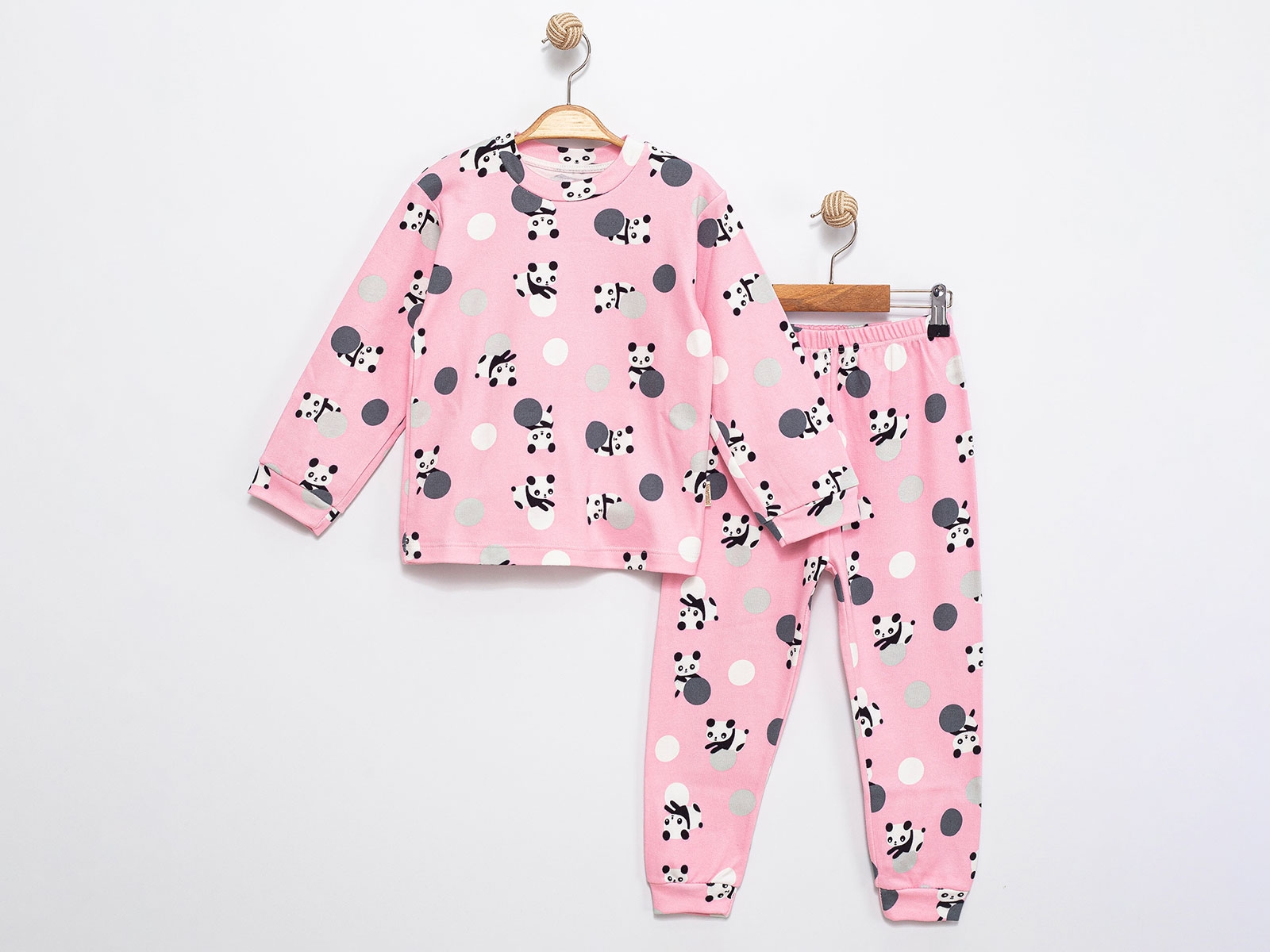 Panda Desenli Unisex Pijama Takım