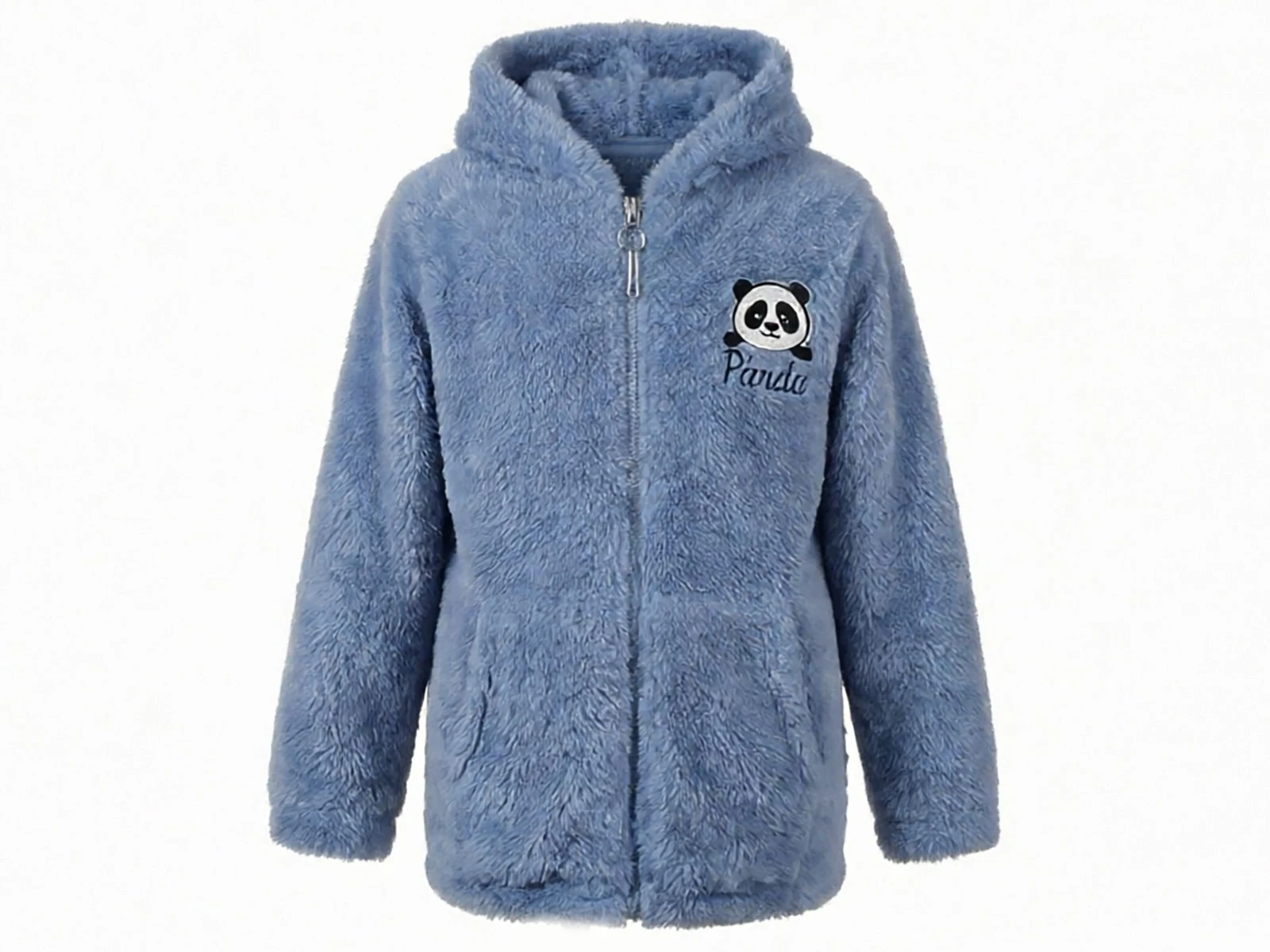 Toptan STAR POP Panda Nakışlı Well Soft Peluş Erkek Hırka Toptan Bebek Çocuk Giyim - Beniz Kids