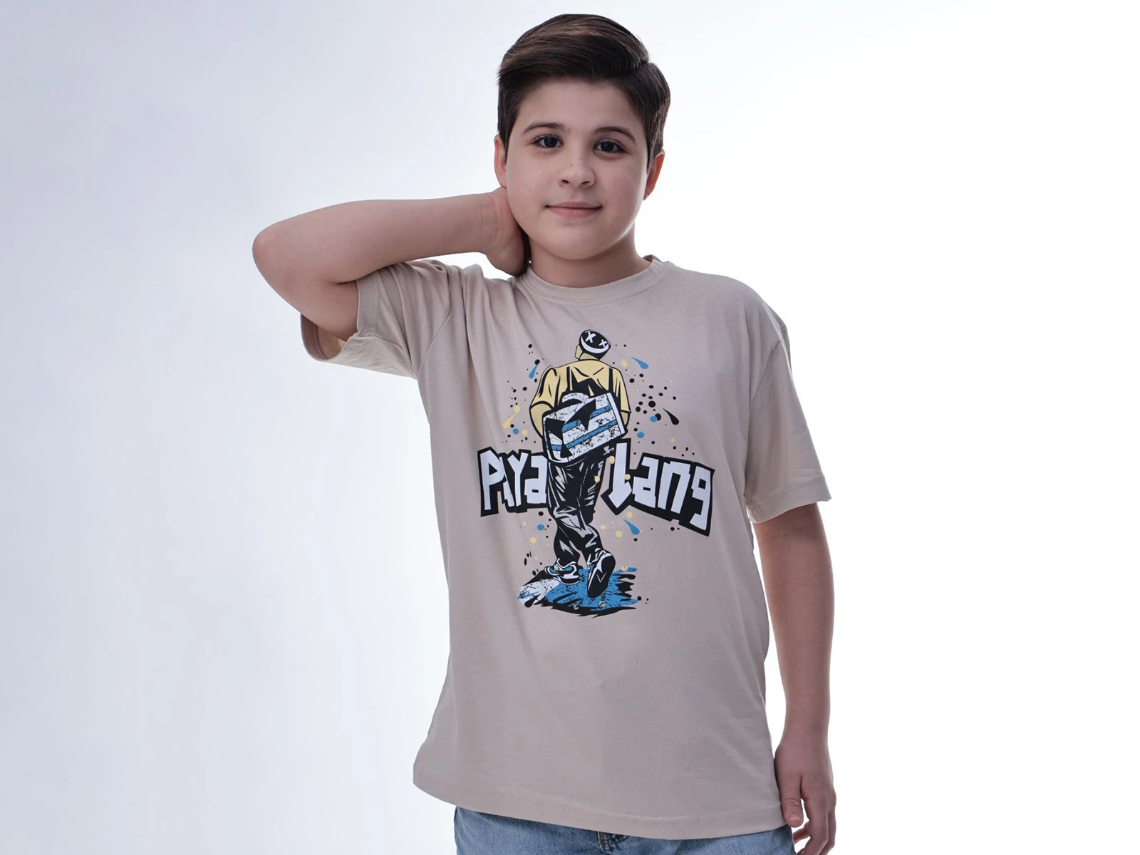 Payalang Baskılı Erkek Tişört