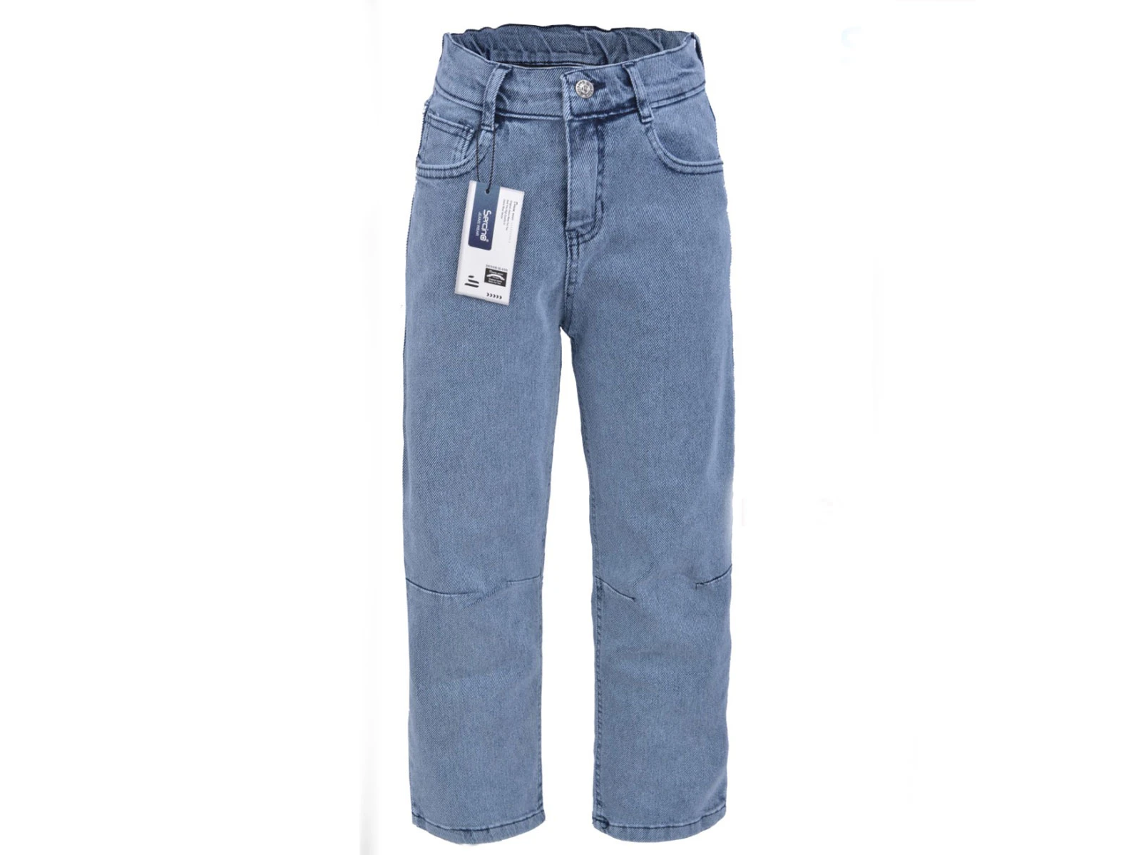 Pens Detaylı Baggy Erkek Kot Pantolon