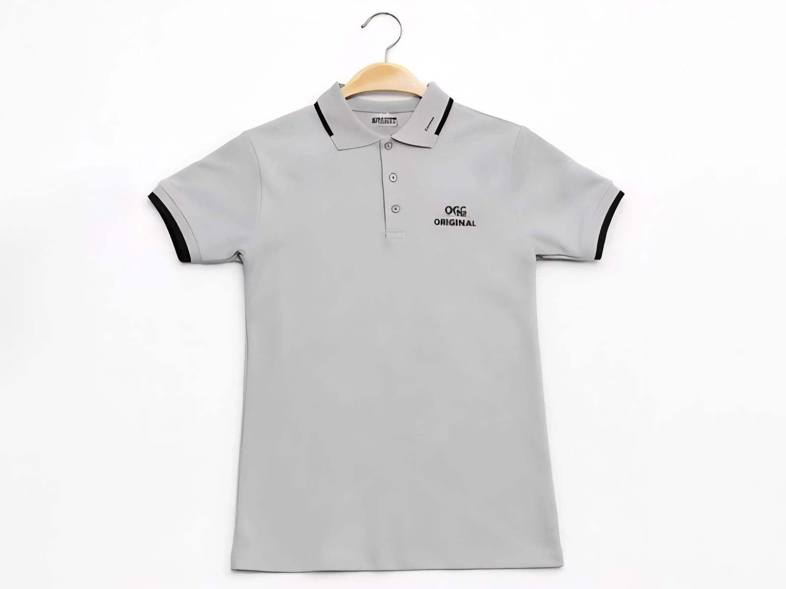Polo Yakalı Original Baskılı Erkek Tişört