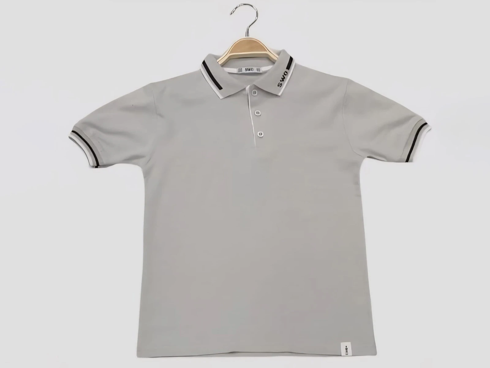Polo Yakalı Swo Baskılı Erkek Tişört