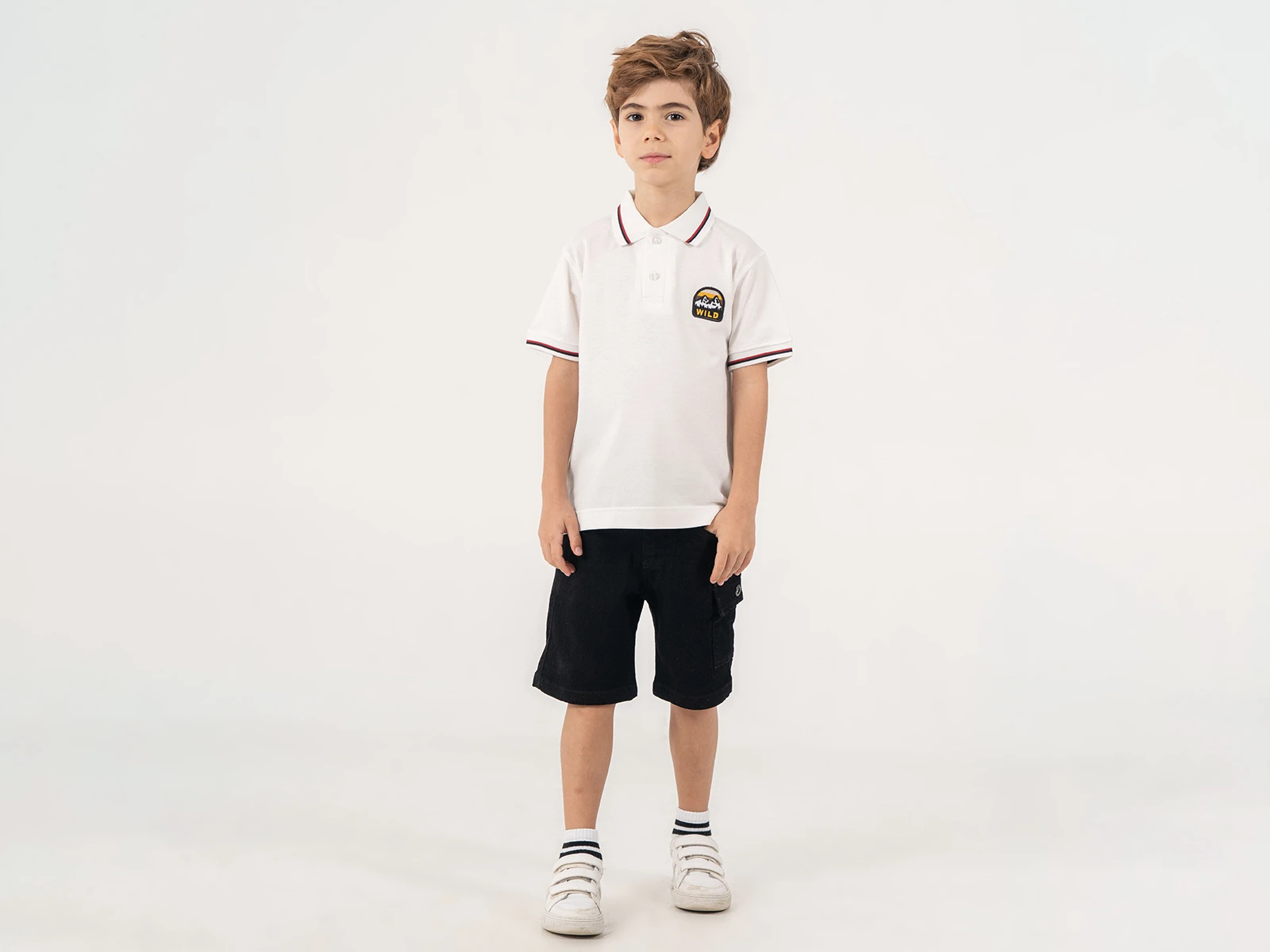 Polo Yakalı Wild Baskılı Erkek Takım