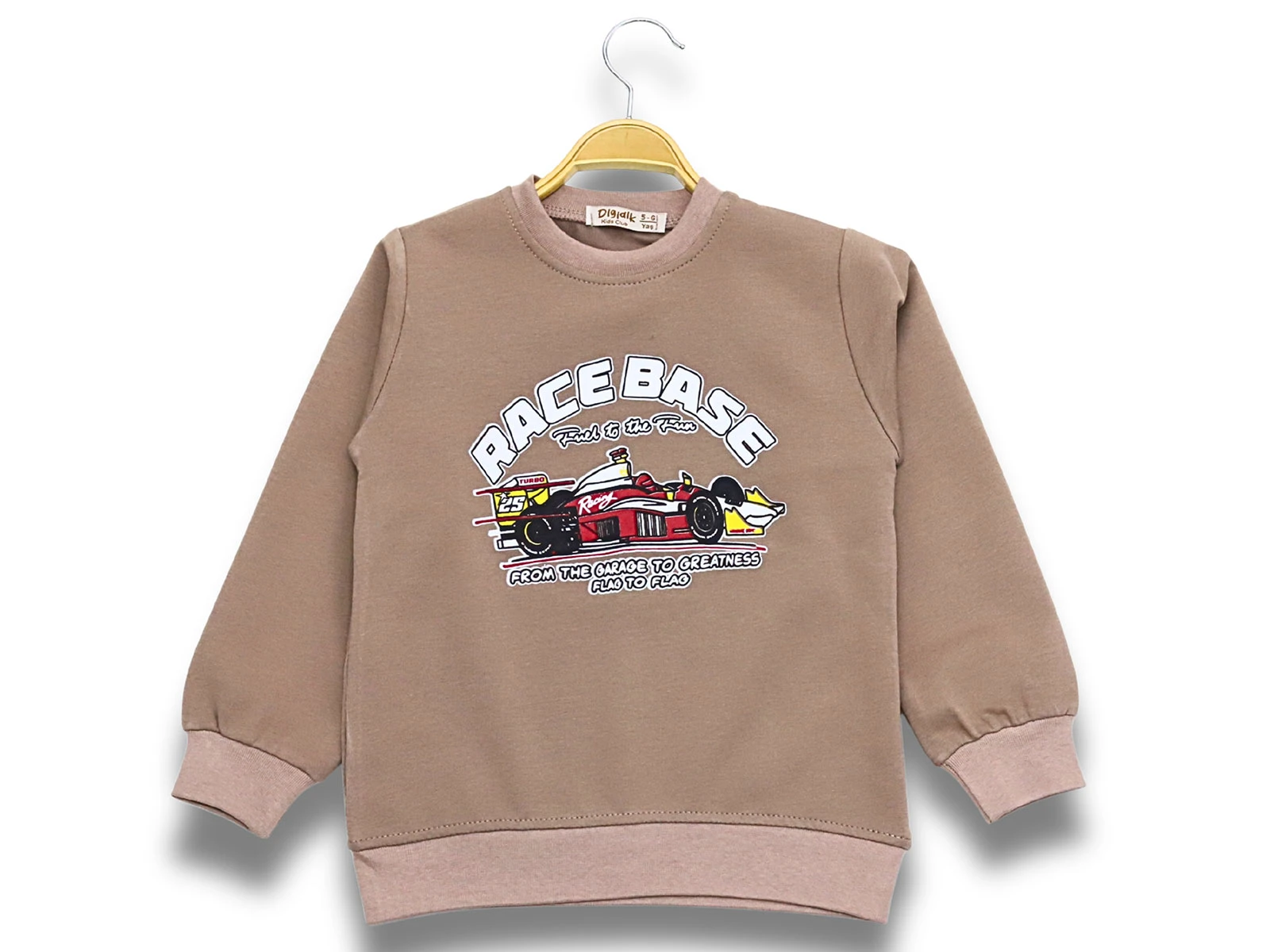 Toptan DIGIDIK KİDS Race Baskılı 2 İp Erkek Sweat  Toptan Bebek Çocuk Giyim - Beniz Kids