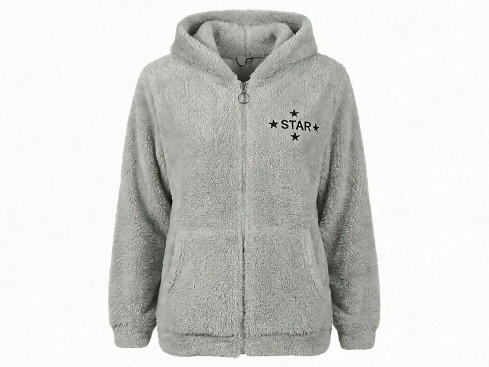Toptan STAR POP Star Nakışlı Well Soft Peluş Erkek Hırka Toptan Bebek Çocuk Giyim - Beniz Kids