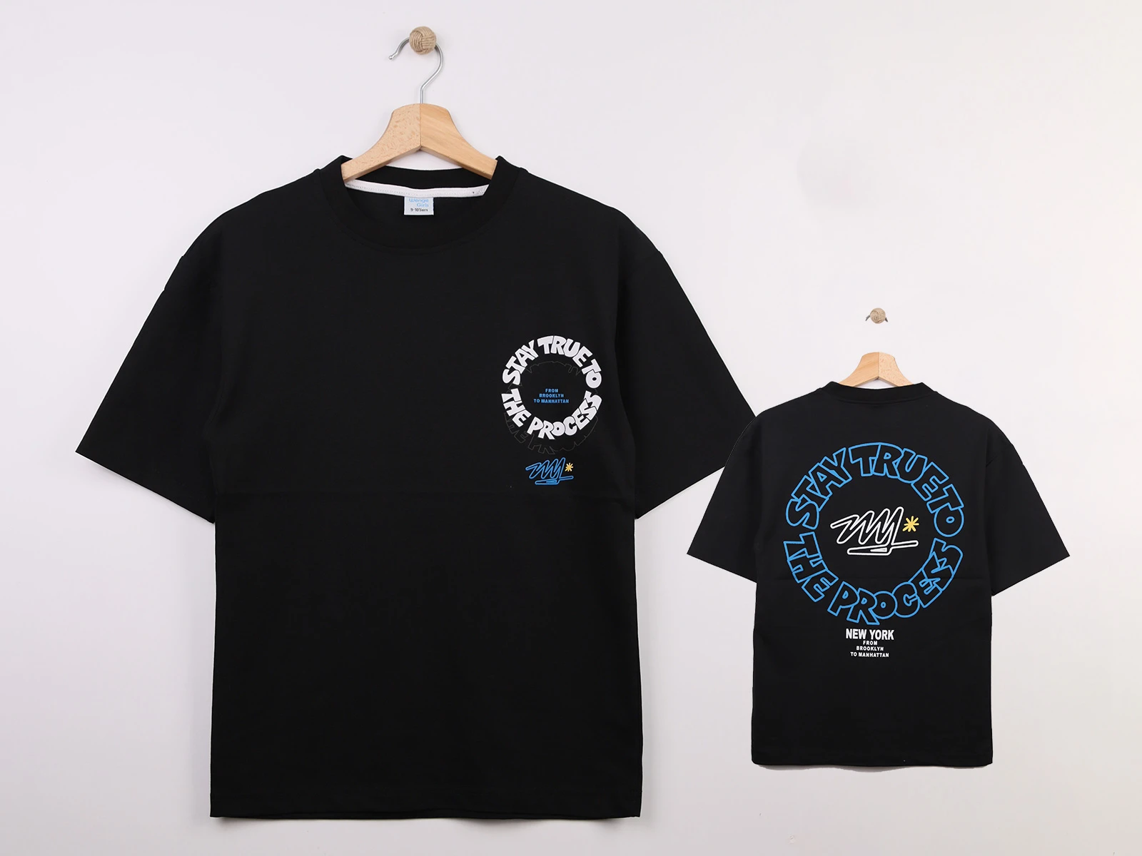 Stay Baskılı Oversize Erkek Tişört