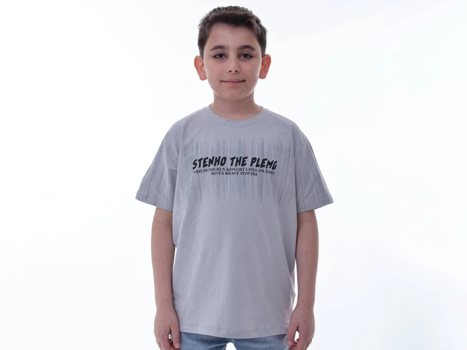 Stenho Baskılı Erkek Tişört