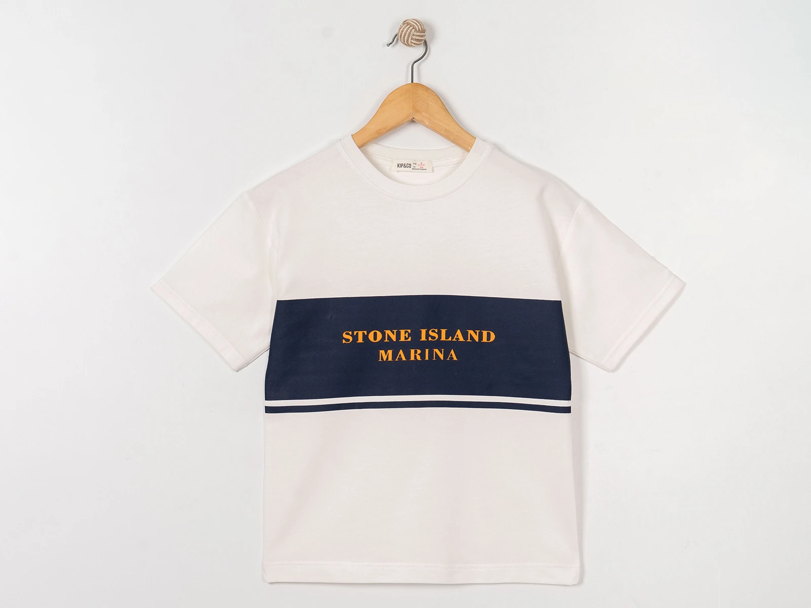 Stone İsland Baskılı Oversize Erkek Tişört
