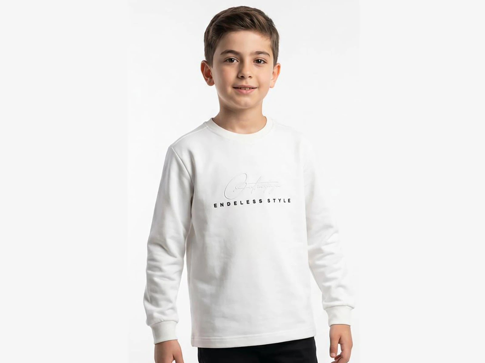 Toptan TANEM KİDS Style Baskılı Erkek Sweat  Toptan Bebek Çocuk Giyim - Beniz Kids