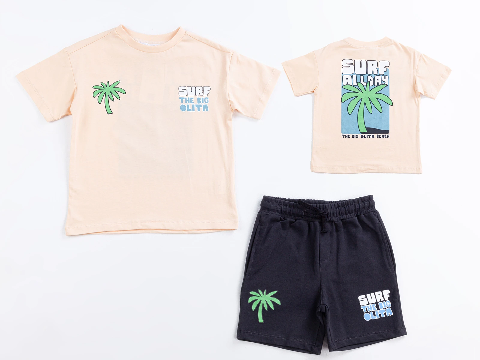 Surf Baskılı Erkek Takım