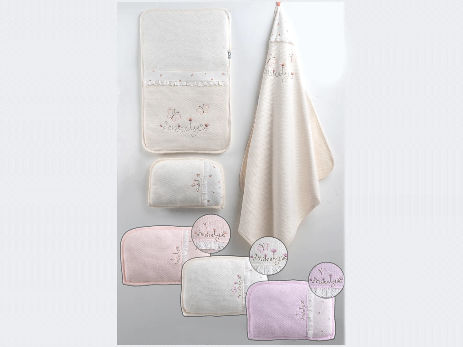 Sweety Baskılı Üçlü Alt Açma Set 