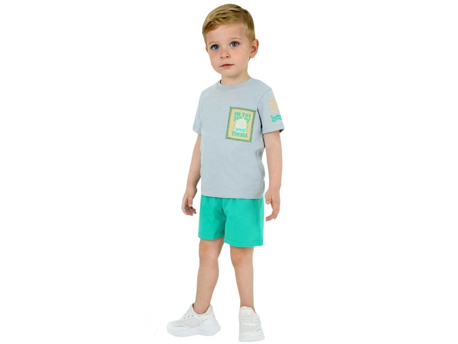 The Sea Baskılı Erkek Bebe Takım 