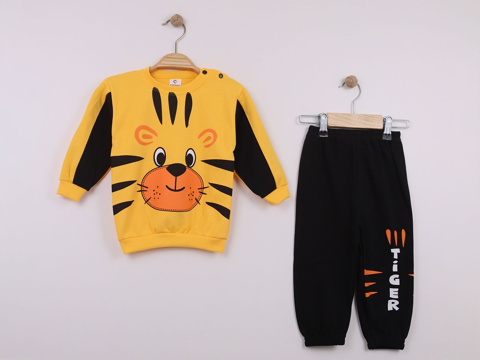 Tiger Baskılı Erkek Pijama Takım