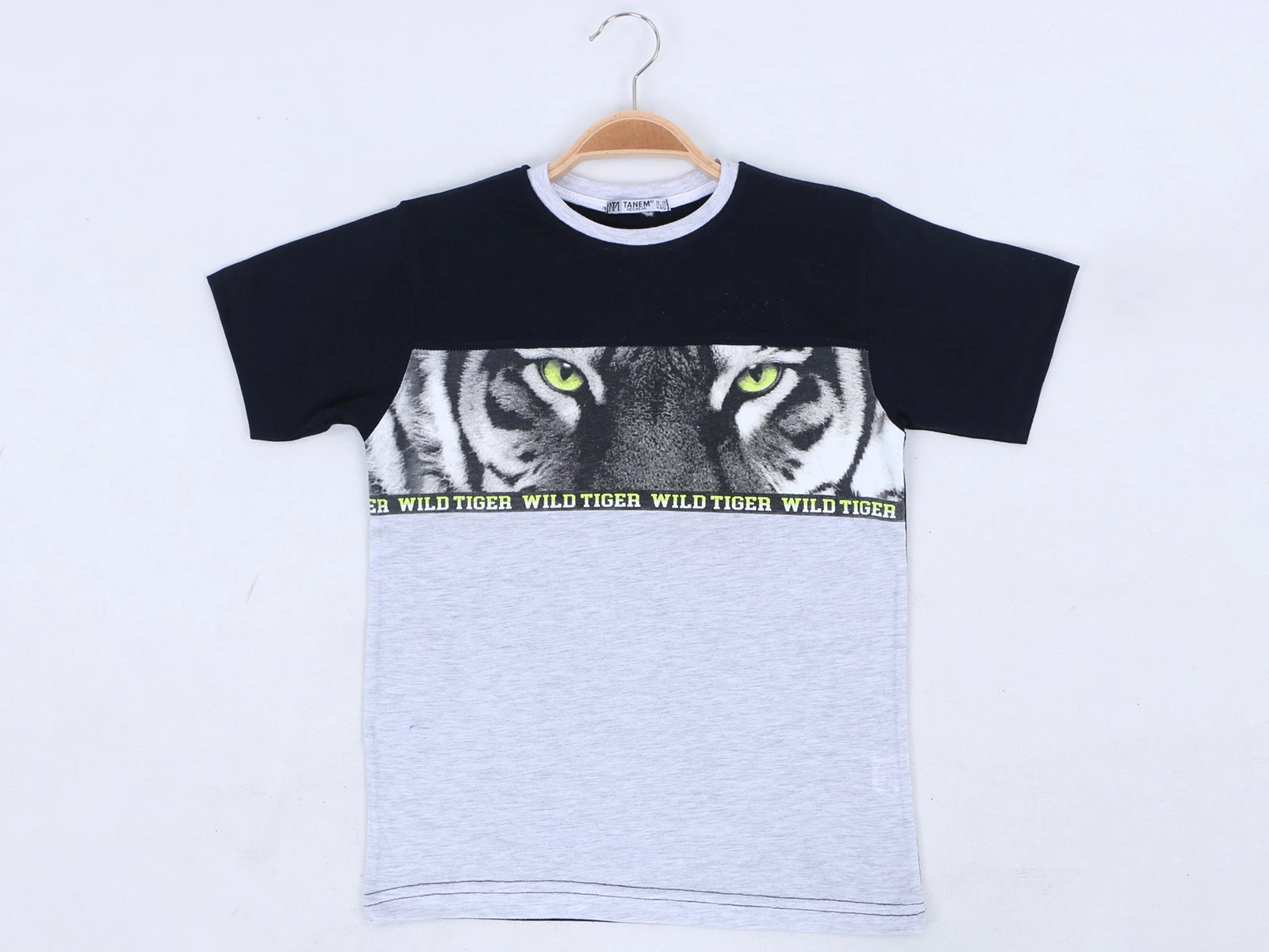 Tiger Baskılı Erkek Tişört