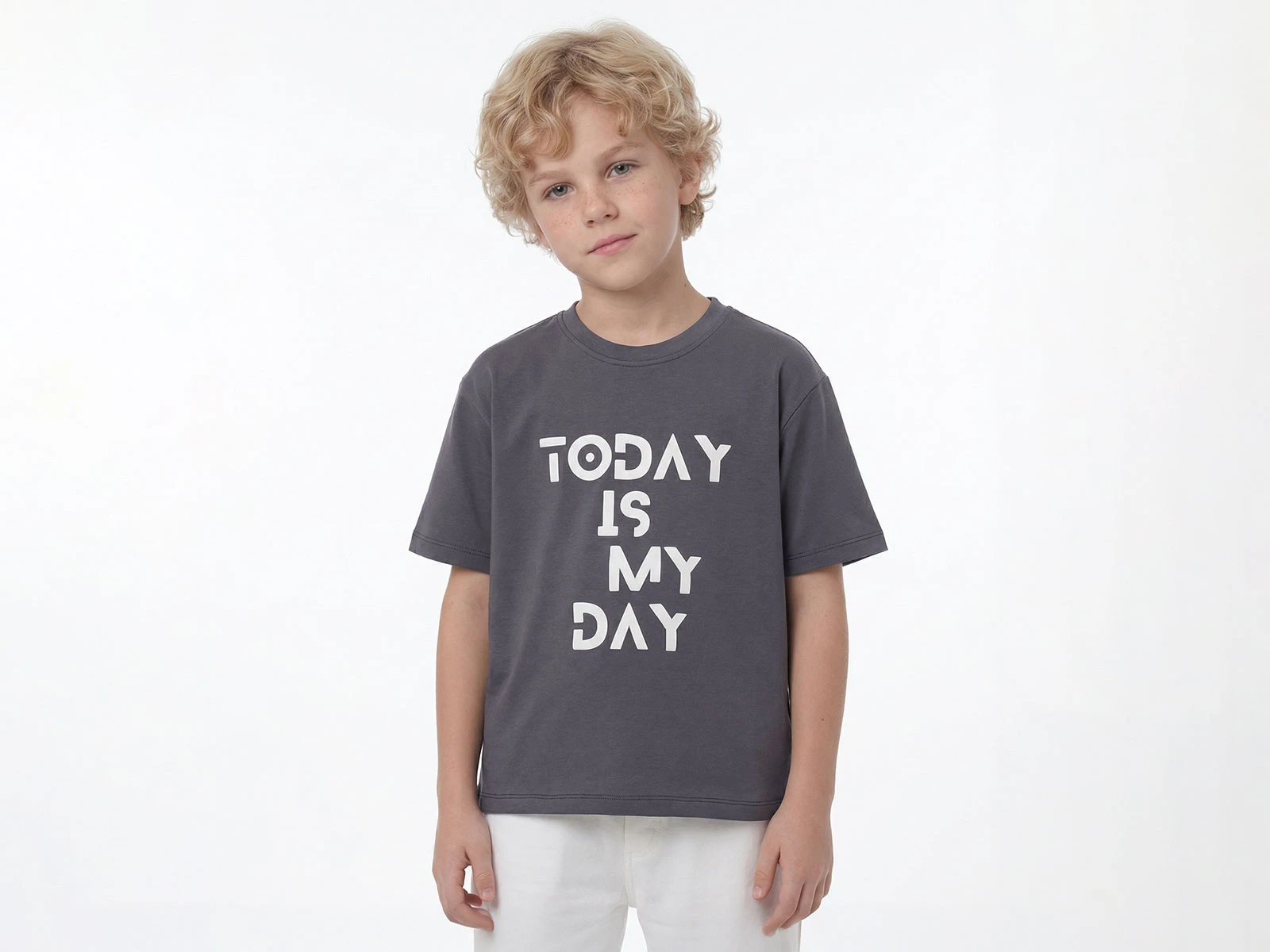 Today Baskılı Erkek Tişört