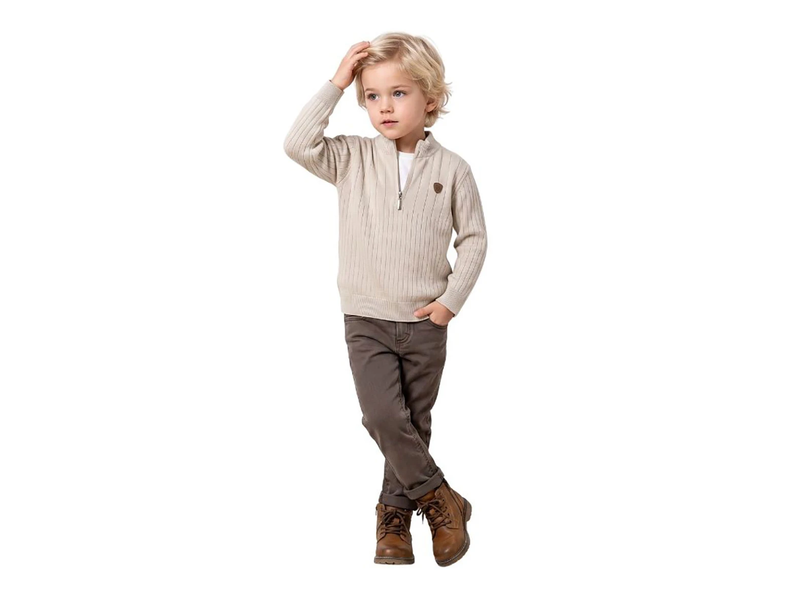 Toptan ORYEDA Trikolu 3'lü Erkek Çocuk Takım Toptan Bebek Çocuk Giyim - Beniz Kids
