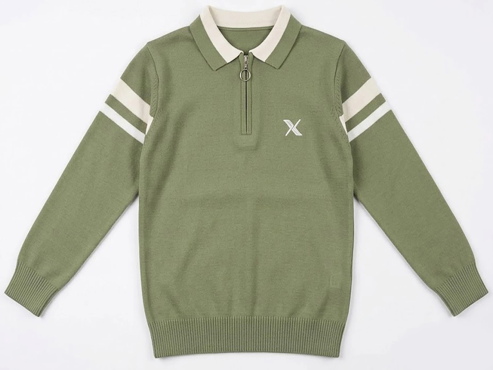 Toptan METEX X Nakışlı Yakalı Fermuarlı Triko Erkek Sweat  Toptan Bebek Çocuk Giyim - Beniz Kids