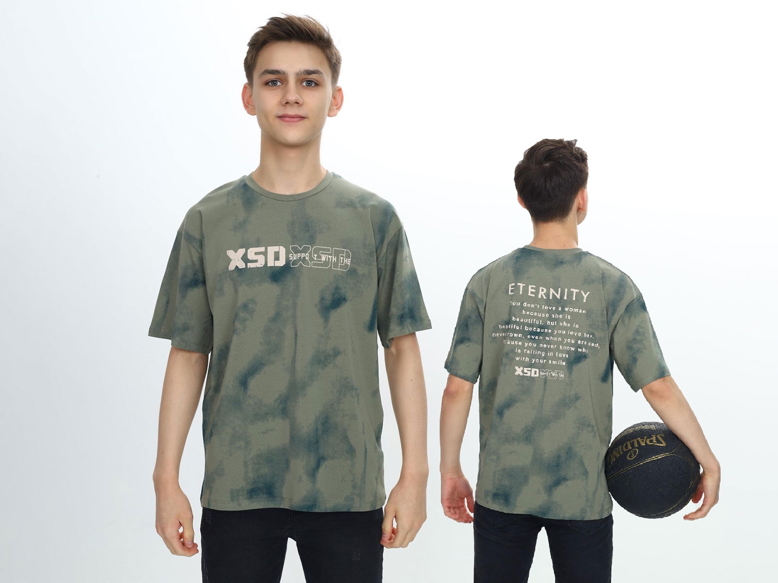 Xsd Baskılı Erkek Tişört