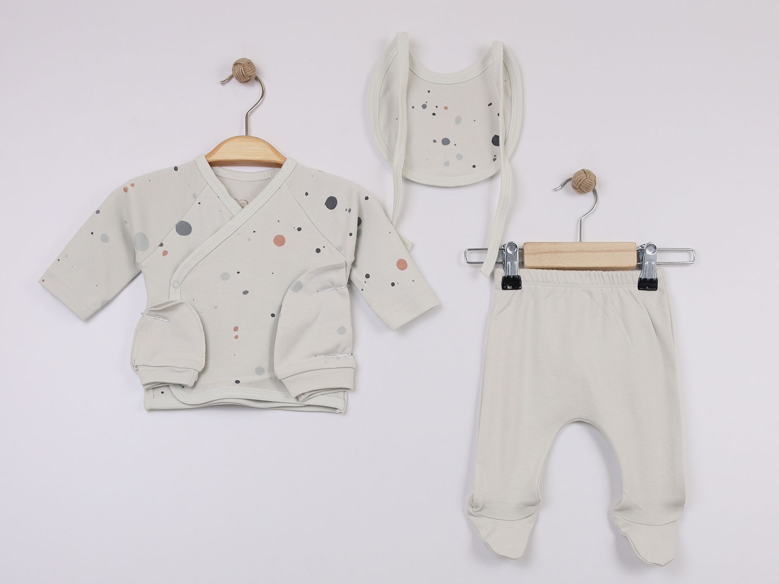 Yenidoğan Erkek Bebe 5li Set