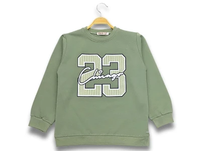 Toptan DIGIDIK KİDS 23 Baskılı 2 İp Erkek Sweat  - Toptan Çocuk Giyim Beniz Kids