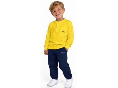 Toptan PALM LİFE Always Baskılı Erkek Takım  - Toptan Çocuk Giyim Beniz Kids
