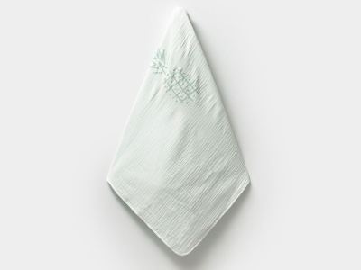 Ananas Baskılı Unisex Bebe Battaniye