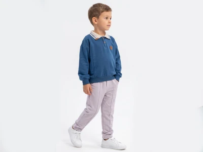 Toptan VOVİDO Arma Detaylı Erkek Takım - Toptan Çocuk Giyim Beniz Kids