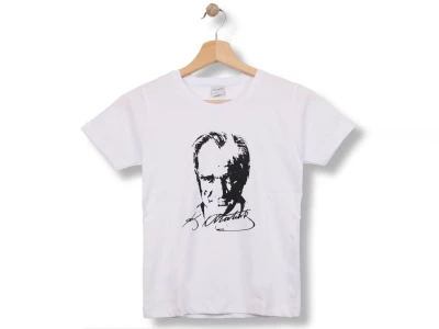 Atatürk Baskılı Unisex Tişört