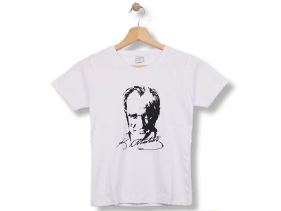 Atatürk Baskılı Unisex Tişört