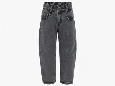 Toptan SERCİNO Baggy Kız Kot Pantolon - Toptan Çocuk Giyim Beniz Kids