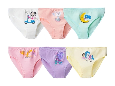 Baskılı Kız Slip Külot