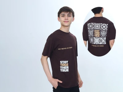 Together Baskılı Unisex Tişört