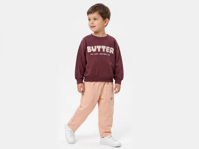 Toptan VOVİDO Butter Baskılı Erkek Takım - Toptan Çocuk Giyim Beniz Kids