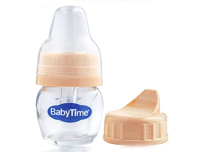 Toptan BABY TİME Cam Alıştırma Bardağı 30 ML - Toptan Çocuk Giyim Beniz Kids