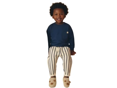 Toptan JUMİ Cepli Şardonsuz 3 İp Erkek Takım LACİVERT - Beniz Bebe