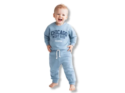 Chicago Baskılı Erkek Bebe Takım