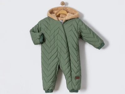 Toptan CRİSPY Çizgi Desenli Erkek Bebe Mont  - Toptan Çocuk Giyim Beniz Kids