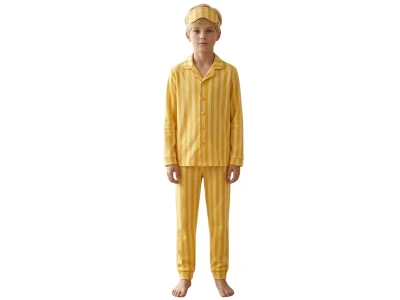 Toptan ARB Çizgi Desenli Unisex Pijama Takım  - Toptan Çocuk Giyim Beniz Kids