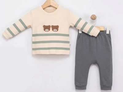 Toptan MİNİMAİ Cool Detay Erkek Bebek Takım - Toptan Çocuk Giyim Beniz Kids