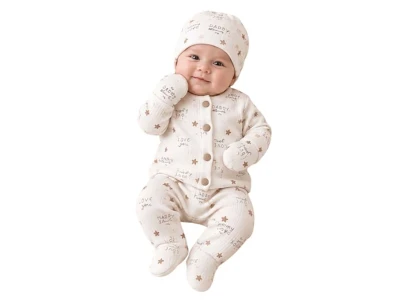 Toptan COŞAY BABY Daddy Baskılı 5'li Bebek Zıbın Set - Toptan Çocuk Giyim Beniz Kids