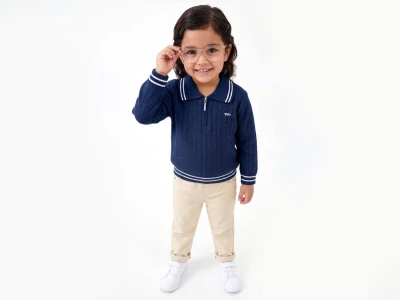 Toptan WEENY KİDS Desenli Erkek Çocuk Takım - Toptan Çocuk Giyim Beniz Kids