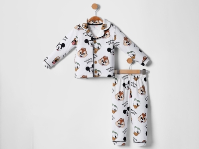 Desenli Erkek Pijama Takım