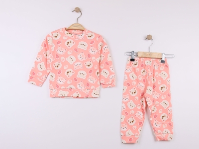 Desenli Kız Pijama Takım